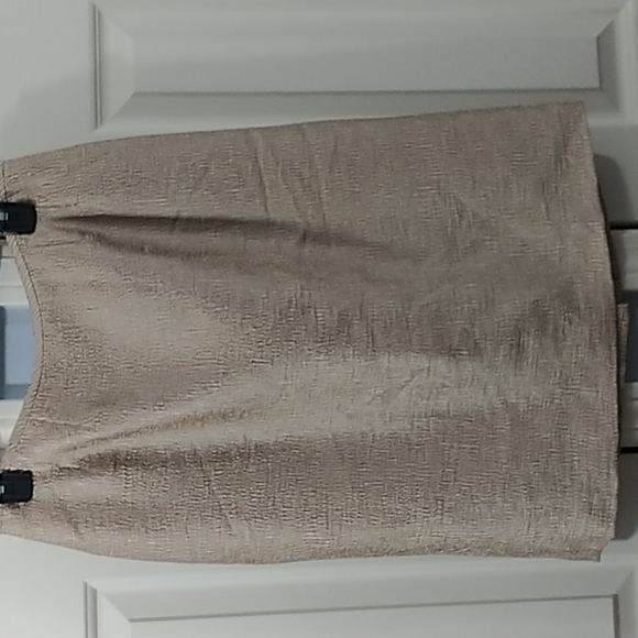 Kasper Gold Multi Shimmer Skirt Sz 8 - Picture 5 of 10